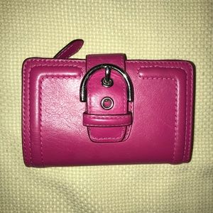 Pink Coach wallet